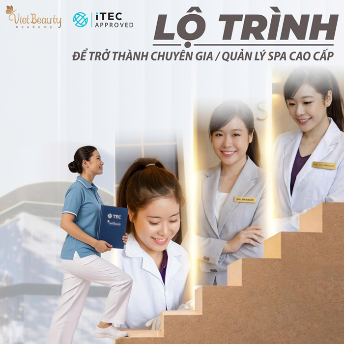 Lộ trình để trở thành chuyên gia hay quản lý Spa cao cấp